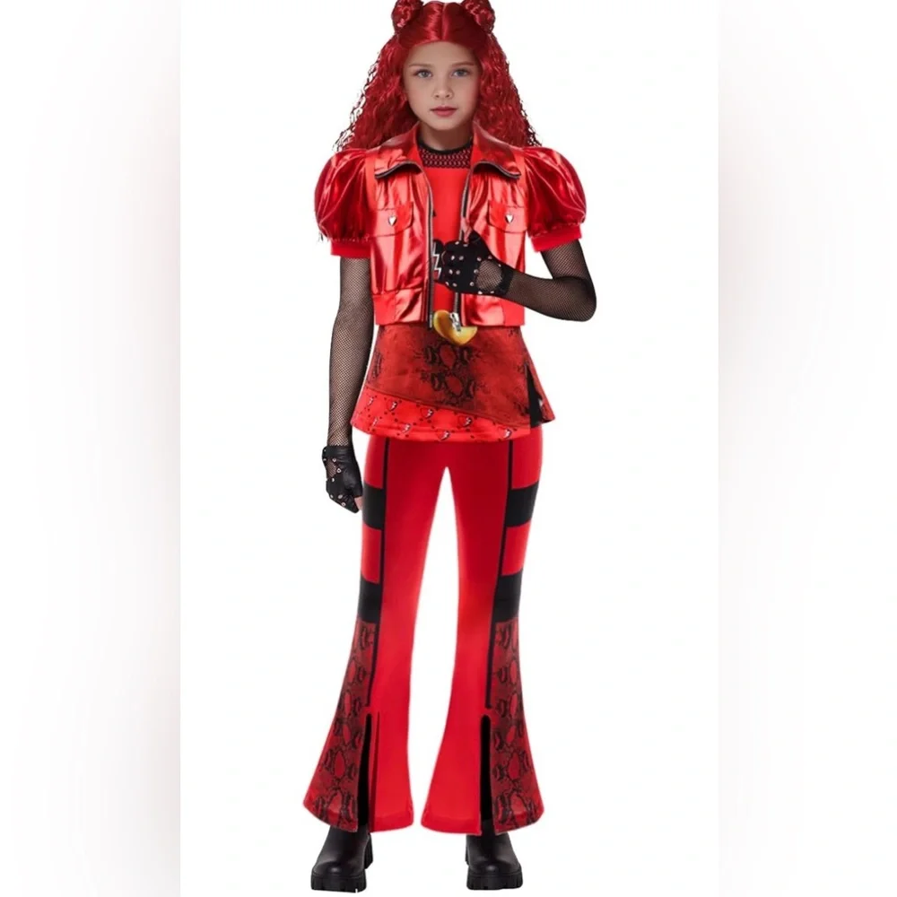 Red and Black Kids Costume